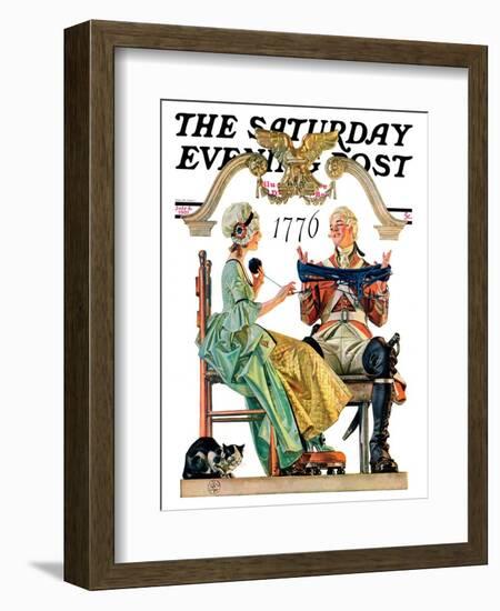 "Truce," Saturday Evening Post Cover, July 4, 1931-Joseph Christian Leyendecker-Framed Giclee Print