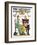 "Truce," Saturday Evening Post Cover, July 4, 1931-Joseph Christian Leyendecker-Framed Giclee Print