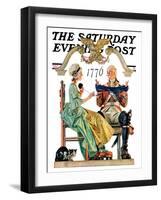 "Truce," Saturday Evening Post Cover, July 4, 1931-Joseph Christian Leyendecker-Framed Giclee Print