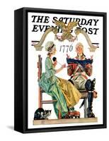 "Truce," Saturday Evening Post Cover, July 4, 1931-Joseph Christian Leyendecker-Framed Stretched Canvas
