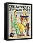 "Truce," Saturday Evening Post Cover, October 1, 1975-Joseph Christian Leyendecker-Framed Stretched Canvas
