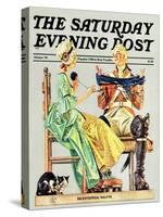 "Truce," Saturday Evening Post Cover, October 1, 1975-Joseph Christian Leyendecker-Stretched Canvas