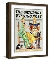 "Truce," Saturday Evening Post Cover, October 1, 1975-Joseph Christian Leyendecker-Framed Giclee Print