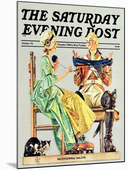 "Truce," Saturday Evening Post Cover, October 1, 1975-Joseph Christian Leyendecker-Mounted Giclee Print