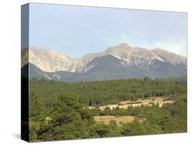 Truchas Peaks, over 13,000 Feet High in the Sangre De Cristo Mountains, New Mexico-null-Stretched Canvas