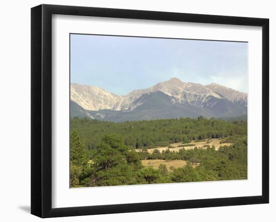 Truchas Peaks, over 13,000 Feet High in the Sangre De Cristo Mountains, New Mexico-null-Framed Photographic Print