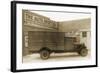 Truck at the Auto Hospital-null-Framed Art Print