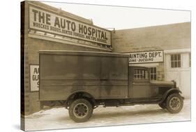 Truck at the Auto Hospital-null-Stretched Canvas