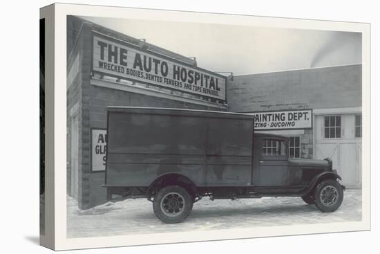 Truck at the Auto Hospital-null-Stretched Canvas