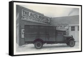 Truck at the Auto Hospital-null-Framed Stretched Canvas