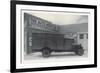 Truck at the Auto Hospital-null-Framed Art Print