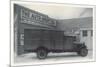 Truck at the Auto Hospital-null-Mounted Art Print