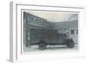 Truck at the Auto Hospital-null-Framed Art Print