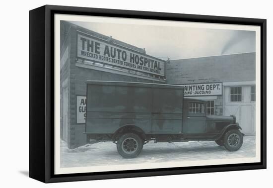 Truck at the Auto Hospital-null-Framed Stretched Canvas