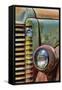 Truck Detail I-Kathy Mahan-Framed Stretched Canvas