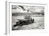 Truck in Field-George Johnson-Framed Photographic Print