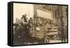 Truck in Parade with Flags-null-Framed Stretched Canvas