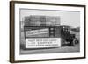 Truck Load of Empty Bottles in Boxes from Racetrack-null-Framed Art Print