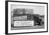 Truck Load of Empty Bottles in Boxes from Racetrack-null-Framed Art Print