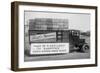 Truck Load of Empty Bottles in Boxes from Racetrack-null-Framed Art Print