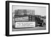 Truck Load of Empty Bottles in Boxes from Racetrack-null-Framed Art Print