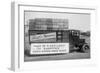 Truck Load of Empty Bottles in Boxes from Racetrack-null-Framed Art Print