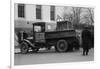 Truck Marked as the Turkey Special Delivers a Turkey to the White House for Thanksgiving-null-Framed Art Print