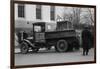 Truck Marked as the Turkey Special Delivers a Turkey to the White House for Thanksgiving-null-Framed Art Print