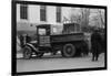 Truck Marked as the Turkey Special Delivers a Turkey to the White House for Thanksgiving-null-Framed Art Print