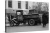 Truck Marked as the Turkey Special Delivers a Turkey to the White House for Thanksgiving-null-Stretched Canvas