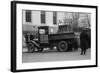 Truck Marked as the Turkey Special Delivers a Turkey to the White House for Thanksgiving-null-Framed Art Print