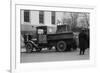 Truck Marked as the Turkey Special Delivers a Turkey to the White House for Thanksgiving-null-Framed Art Print