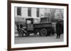 Truck Marked as the Turkey Special Delivers a Turkey to the White House for Thanksgiving-null-Framed Art Print