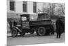 Truck Marked as the Turkey Special Delivers a Turkey to the White House for Thanksgiving-null-Mounted Art Print