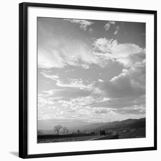 Truck on a Rural Road in Part of the Poor Valley, Home of Folk Music Legends the Carter Family-Eric Schaal-Framed Photographic Print