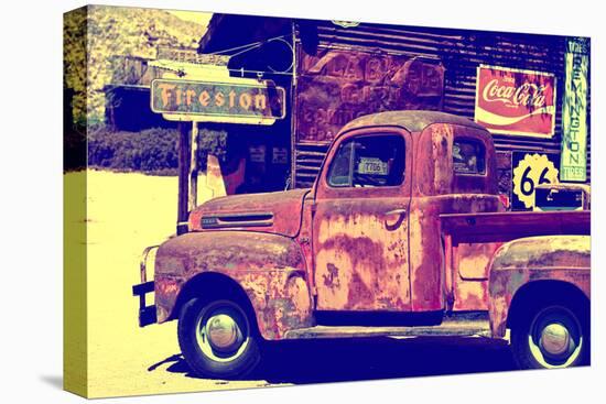 Truck - Route 66 - Gas Station - Arizona - United States-Philippe Hugonnard-Stretched Canvas