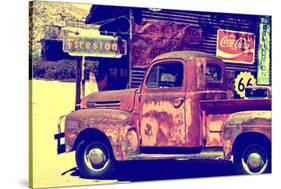 Truck - Route 66 - Gas Station - Arizona - United States-Philippe Hugonnard-Stretched Canvas