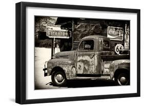 Truck - Route 66 - Gas Station - Arizona - United States-Philippe Hugonnard-Framed Photographic Print