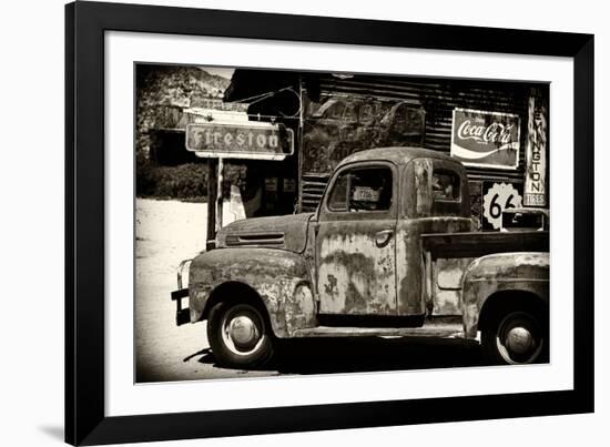 Truck - Route 66 - Gas Station - Arizona - United States-Philippe Hugonnard-Framed Photographic Print