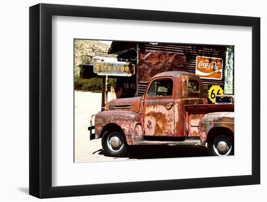 Truck - Route 66 - Gas Station - Arizona - United States-Philippe Hugonnard-Framed Photographic Print