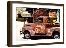 Truck - Route 66 - Gas Station - Arizona - United States-Philippe Hugonnard-Framed Photographic Print