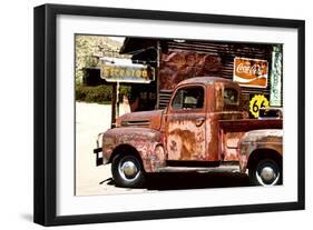 Truck - Route 66 - Gas Station - Arizona - United States-Philippe Hugonnard-Framed Photographic Print