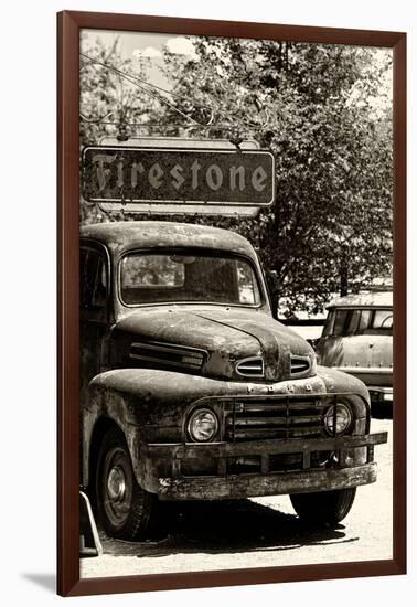 Truck - Route 66 - Gas Station - Arizona - United States-Philippe Hugonnard-Framed Photographic Print