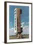 Truck Standing Vertically-null-Framed Art Print