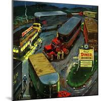 "Truck Stop Diner", October 10, 1953-Ben Kimberly Prins-Mounted Giclee Print