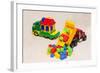 Truck Toys-yocamon-Framed Art Print