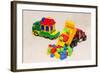 Truck Toys-yocamon-Framed Art Print