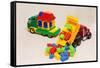 Truck Toys-yocamon-Framed Stretched Canvas