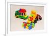 Truck Toys-yocamon-Framed Art Print
