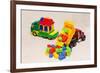 Truck Toys-yocamon-Framed Art Print